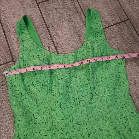 Lilly Pulitzer Posey Dress Style #47606 Green Daisy Lane Lace Size 6 Women's NWT - Picture 13 of 16